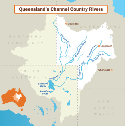 Protection of Cooper's Creek, Georgina, and Diamantina Rivers Hailed as